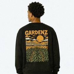 Sweat en coton all over unisexe - Field