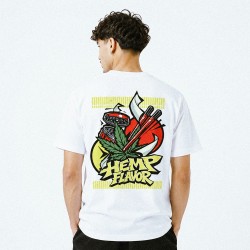 T-shirt à col rond en coton - Hemp Flavor