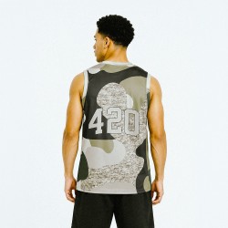 Maillot de basket recyclé all over - Gardenz