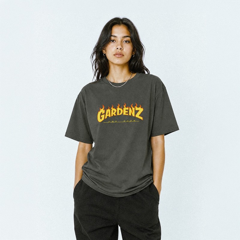 T-shirt oversize délavé - Gardenz trash
