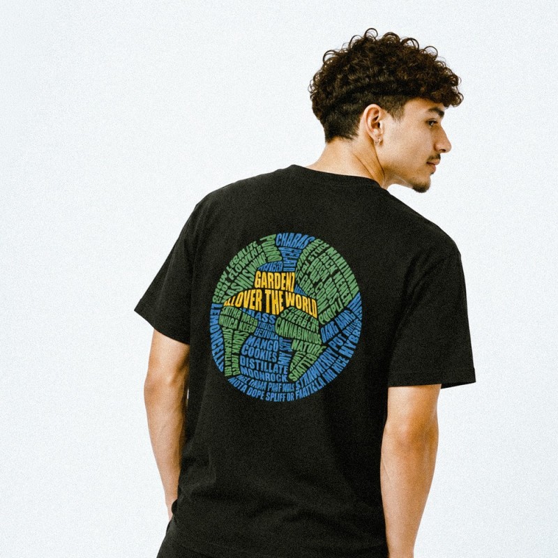 T-shirt unisexe en coton bio - All over the world