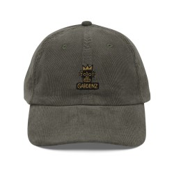 Casquette en velours côtelé