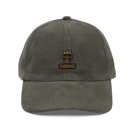 Casquette en velours côtelé