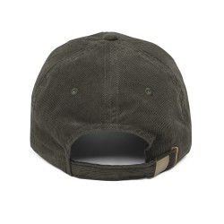 Casquette en velours côtelé