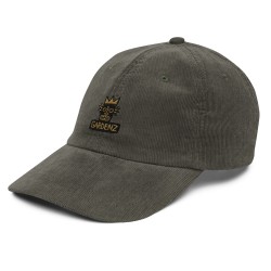 Casquette en velours côtelé