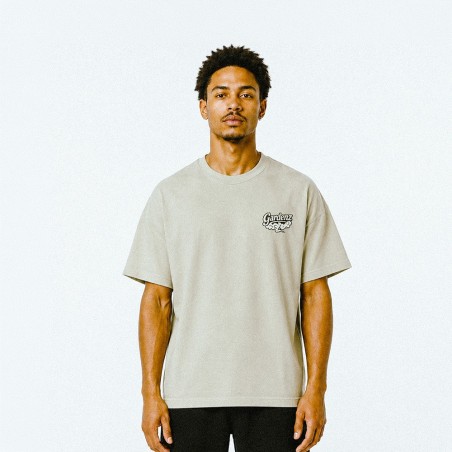 T-shirt col montant écologique unisexe - Skull Skateur