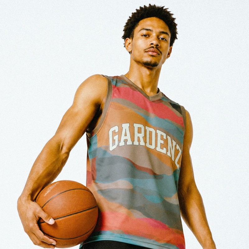 Maillot de basket recyclé all over - Gardenz