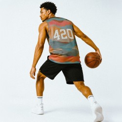 Maillot de basket recyclé all over - Gardenz