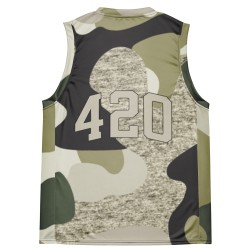 Maillot de basket recyclé all over - Gardenz