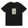 T-shirt col côtelé écologique unisexe
