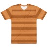 T-Shirt rayé orange