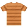 T-Shirt rayé orange