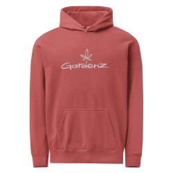Sweat à capuche teinté unisexe - Logo Gardenz