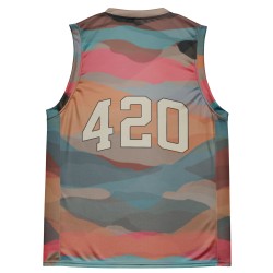 Maillot de basket recyclé all over - Gardenz